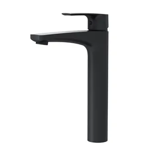 Смеситель AM.PM для умывальника F90A92022 однозахватный, излив 155мм, черный