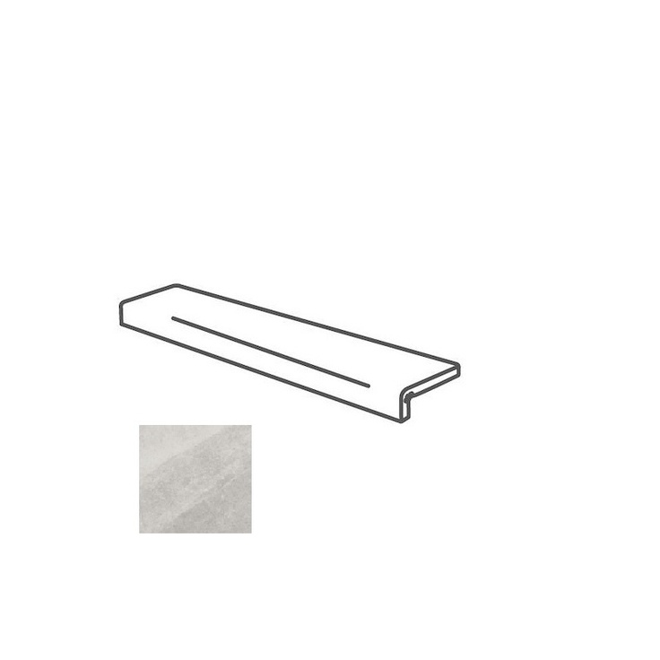 Impronta italgraniti Shale SL0195I Elemento L Incollato Moon 16,5x60 матовая