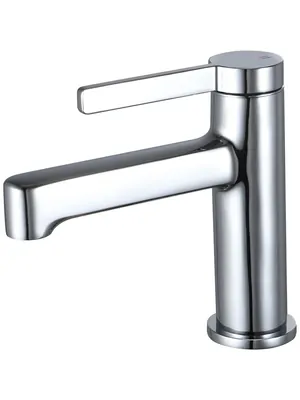 Смеситель для раковины ESKO 81 мм,однозахватный, фиксированный излив, хром SC26