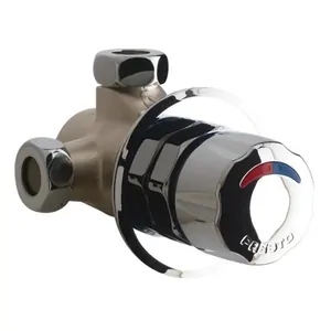 Смеситель для душа Presto антивандальный, встраив., порционно-нажимной, внутр.часть, хром 35936