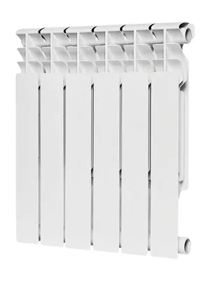 Радиатор биметаллический ROMMER 500 6 секций, RBM-1210-050006