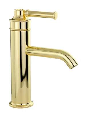 Смеситель для раковины Migliore однорычажный, с д/к, цвет: золото, 31415