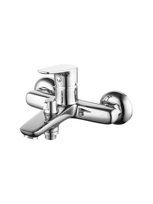 Смеситель IDDIS Х для ванны ZDXSB02i02WA 131мм,однозахватный,без душевого гарнитура,хром