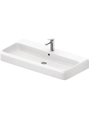 Раковина подвесная Duravit 1000х470х125мм перелив, отв. под смеситель, цвет: белый 2382100000
