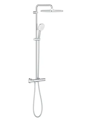 Душевая система Grohe 250 Cube термостат, верхний/ручной душ, хром 26689001