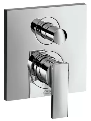 Смеситель Axor 39455 для ванны/душа однозахватный, настенный, внешняя часть, хром