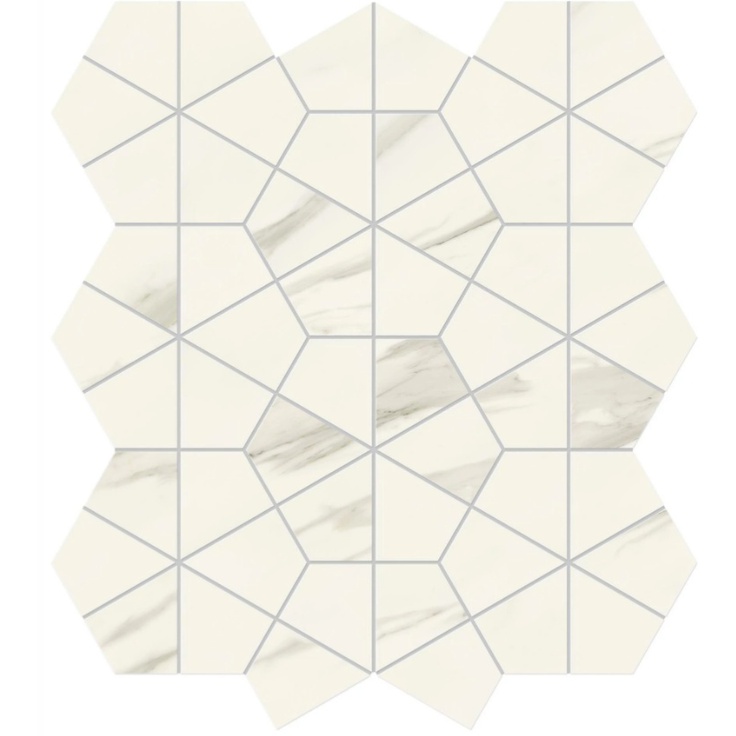 Atlas Concorde Marvel Meraviglia AJQY Calacatta Hexagon Lapp 40,3x46,6 полуполированная