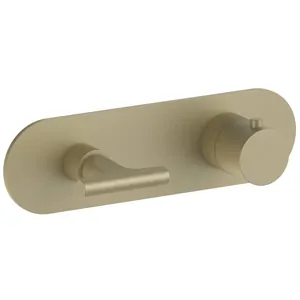 Смеситель для ванны/душа Fantini 67P6J231B термостат, встраив., внеш. часть, Matt Gold