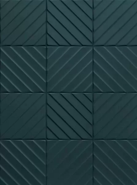 4D Diagonal Deep Blue 20X20 матовая