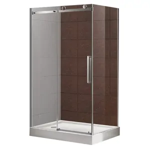 Душевой уголок CEZARES (1480-1510х880-900х1950) O-M-AH-1-150/90-C-Cr стекло прозрачное/хром