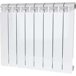 Радиатор STOUT 500 8 секций, биметаллический, боковое подключение, белый SRB-2310-050008
