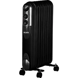 Радиатор масляный Ресанта ОМПТ- 9НЧ 2000 Вт, 9 секций, 3 режима, до 25 м2, черный, арт.67/3/14