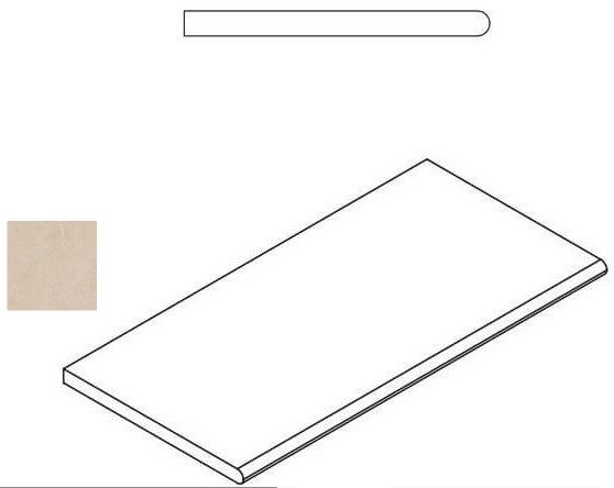Materia X2 Magnesio Bordo Round 60X30 матовая