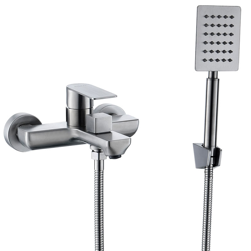 Смеситель для ванны/душа ESKO EK54 настенный, однозахватный, нержавеющая сталь