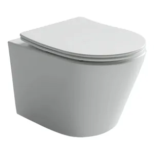 Унитаз подвесной Ceramicanova 490х365х360 защитные бортики от всплеска CN6000