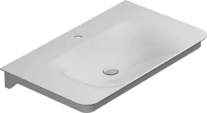 Раковина AM.PM мебельная 80 см, искусственный мрамор M30WPC0801WG