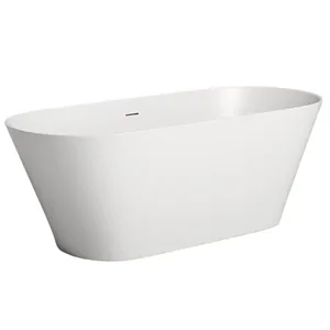 Ванна отдельностоящая Salini 102921M 1800х800х595мм, S-Stone, белый матовый