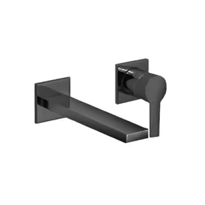 Смеситель для раковины Keuco встраиваемый, однозахватный, черный хром шлиф. 51116 130200