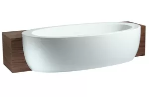 Ванна LAUFEN 2.4497.0.000.000.1 (2030х1020х575) полувстроенная, овальная, с полупанелью