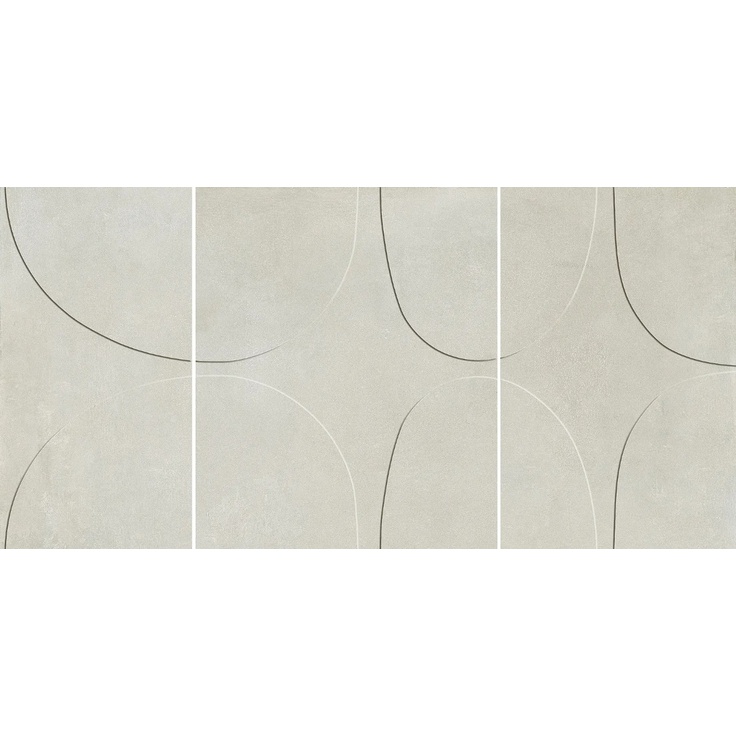 Impronta italgraniti I Cementi FL01DLT Lito White 3d 60x120 матовая