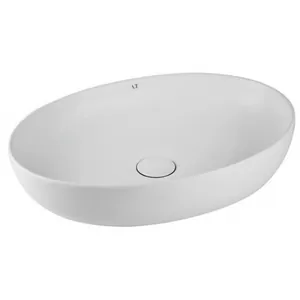 Раковина накладная AeT Italia Oval 555х385х140 белая матовая L616T0R0V0101