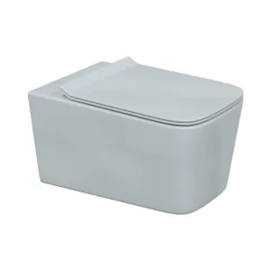 Унитаз подвесной Berges 550х360х335 безободковый, сиденье Slim SO, микролифт, белый 082121