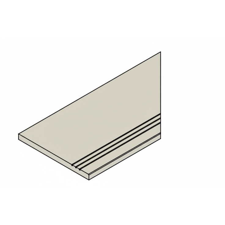 Italon Magma (Магма) 620090001380 X2 Минерал бортик грип правый 30x60 матовая