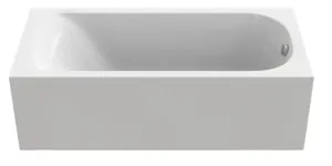 Ванна акриловая BAS PRO 1500х700 прямоугольная, усиленный каркас, без слива-перелива, белый
