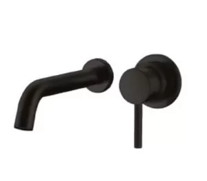 Смеситель для раковины Bossini встраиваемый, со скрытой частью, черный матовый Z005302.073