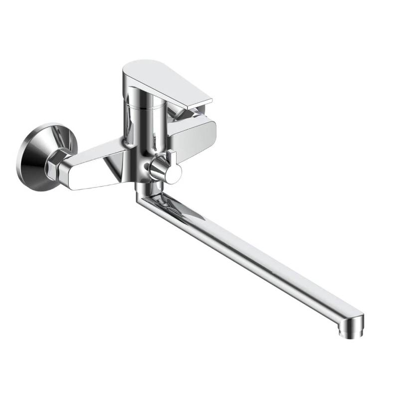 Смеситель для ванны/душа ESKO BT31 настенный,однозахват.,на 1 отв.,поворотный излив, хром