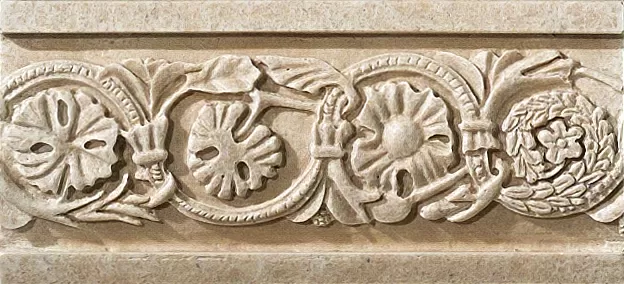 Villa D`Este Avorio Listello Tibur 6.5X15 матовая