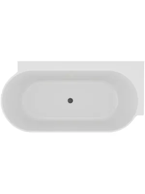 Ванна акриловая RAVAK R CC81800000 1750x860 пристенная, белая мат./слив белый