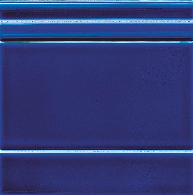 Epoque Zoccolo Dark Cobalt Craquele 20x20