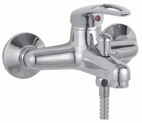 Смеситель Ledeme Н39-В настенный, для ванны и душа, с душевой лейкой, хром L3039-B