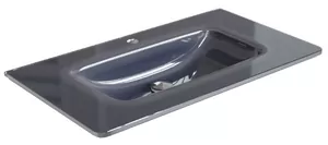 Раковина для тумбы Caprigo Аккорд/Каприс (800x450) стеклянная, графит матовый OW15-2212-R810