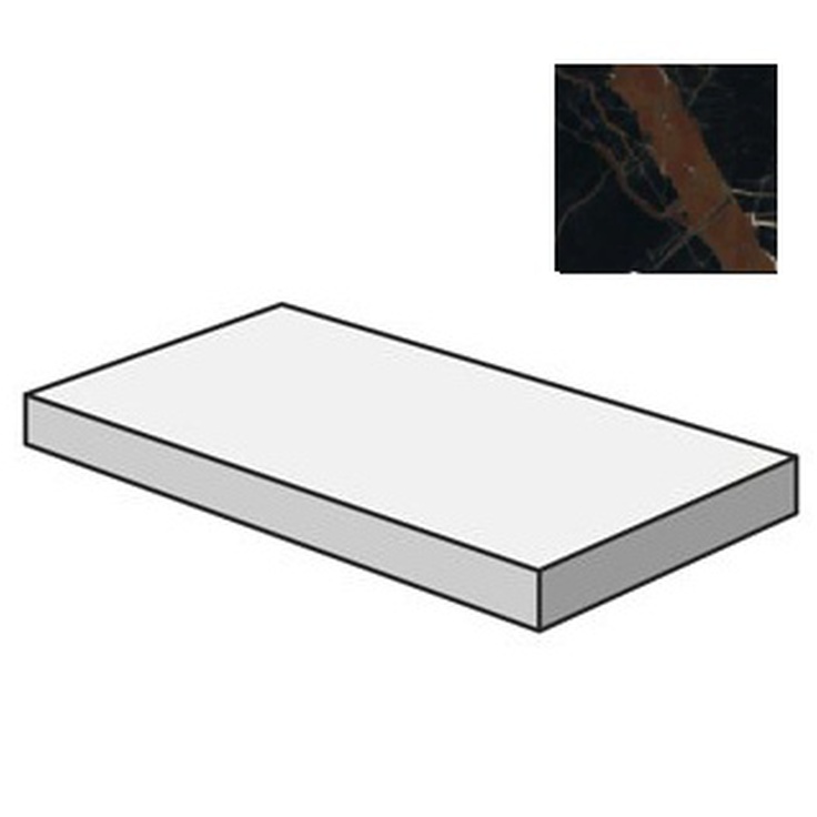 Atlas Concorde Russia Forte Dei Marmi 620070002436 Ombra di Caravaggio Scal Ang SX Rett 33x80 матовая