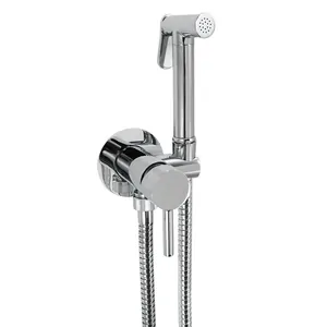 Гигиенический душ Giulini FSH25 однорычажный смеситель, лейка, шланг, цвет: хром