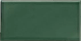Modernista Liso Pb C/C Verde Oscuro  15X7.5 глянцевая