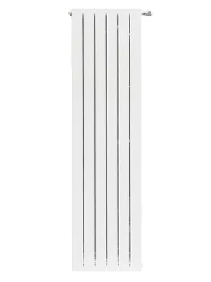 Дизайн-радиатор STOUT 2000 6 секций, алюм., бок.подкл. 3036 Вт, белый, SRA-0110-200006