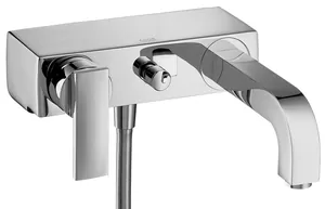 Смеситель Axor 39400 для ванны/душа однозахватный, настенный, излив 241 мм, хром
