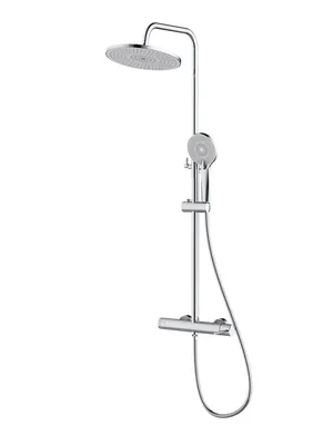 Душевая система CEZARES -CD-01 для душа,однозахватный,верхний/ручной душ,хром