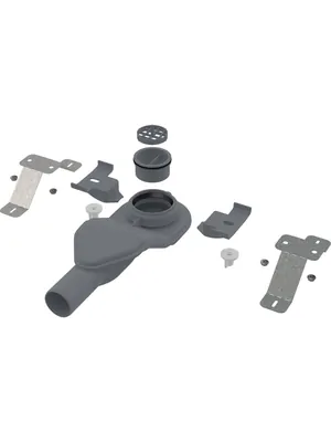 Сифон для душевого лотка Alcaplast APZ-S6 DN40 экстранизкий, с комплектом регулируемых ножек