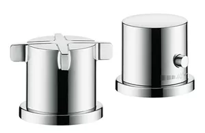 Смеситель Axor 36412000 на борт ванны, термостатический, на два отверстия, внешняя часть