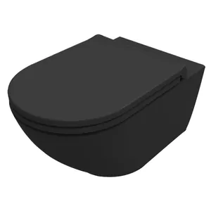 Унитаз подвесной Cielo ENJOY (350х530х265) безободковый Rimless, цвет Lavagna EJVSK LV