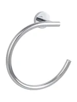 Полотенцедержатель-кольцо Aquatek AQ4012CR настенный, нержавеющая сталь, цвет: хром