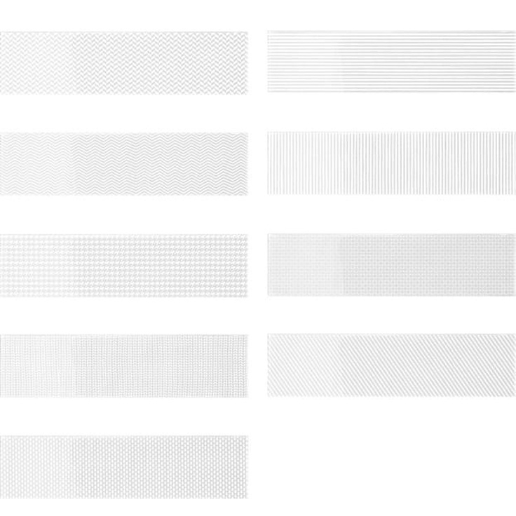 WOW Gradient 109165 Decor White Gloss 7,5x30 глянцевая