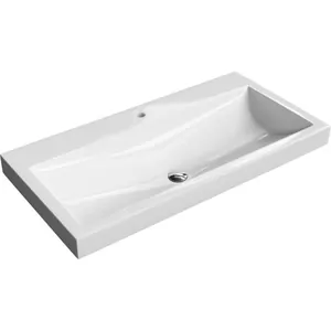 Раковина Aqwella Infinity 1000 (1000х400), белая Inf.10.04.D