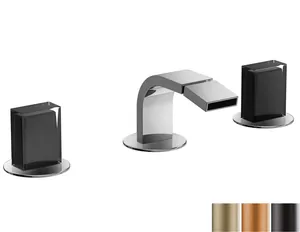 Смеситель Fantini для биде трехсекционный с донным клапаном, покрытие PVD N509S