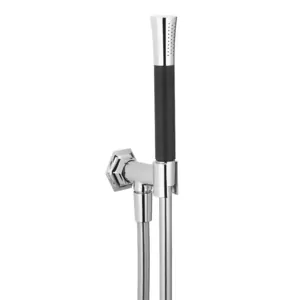 Душевой комплект CISAL ручной душ, шланг 150см, штуцер с держателем, хром CE00303021