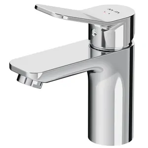 Смеситель AM.PM для умывальника с донным клапаном, излив 100 мм, хром F85A82100